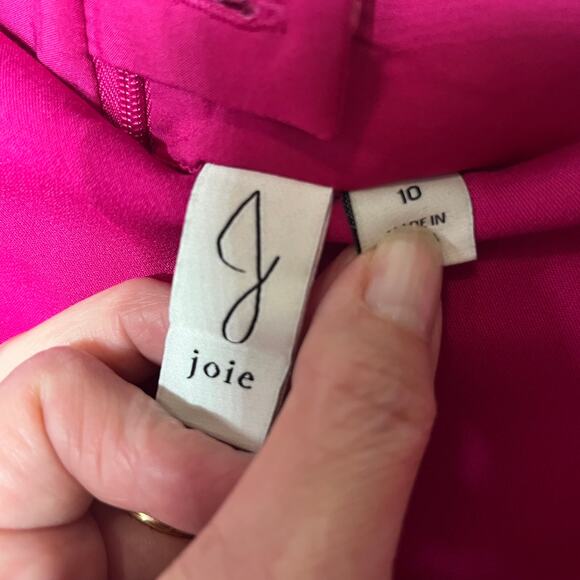 Joie NWT Skirt Fuchsia Pink Straight Pencil Spring Office Career Suit Dressy 10 - Picture 4 of 7